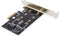 Digitus DS-33170 - M.2 NVMe SSD Expansion Card - 2-Slot PCIe 3.0 x4