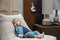 Dirkje Baby Jongens - 3-delige Kledingset - Biologisch katoen - Dusty green + navy