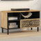 vidaXL - Tv-meubel - 80x33x46 - cm - massief - mangohout