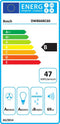 Bosch DWB66BC60 - Wandafzuigkap - 3 standen 619 m3/h 70 dB(A) LED verlichting