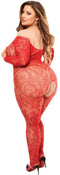 Dames jumpsuit Baci Lingerie Bodystocking (Queen)