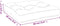 vidaXL - Palletkussens - 2 - st - stof - taupe