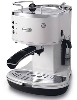 DeLonghi ECO 311.W - Espressomachine - 15bar pompdruk - Zwart/Roestvrijstaal/Wit