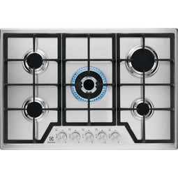 ELECTROLUX KGS7536SX - inbouw gaskookplaat - 5 branders - RVS - L 75 x D 52 cm