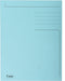 Exacompta dossiermap Foldyne formaat 24 x 35 cm (voor formaat folio) lichtblauw pak van 50 stuks