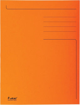 Exacompta dossiermap Foldyne formaat 24 x 35 cm (voor formaat folio) oranje pak van 50 stuks