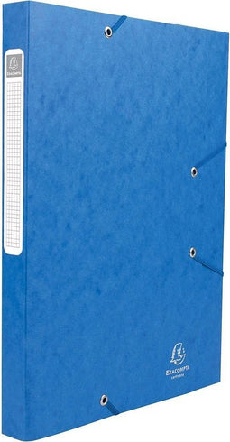 Exacompta Elastobox Cartobox rug van 25 cm blauw 5/10e kwaliteit