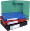 Exacompta Elastobox Cartobox rug van 4 cm geassorteerde kleuren: groen blauw geel rood paars zwa...