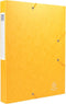 Exacompta Elastobox Cartobox rug van 4 cm geel kwaliteit 7/10e