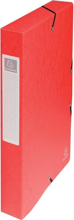 Exacompta elastobox Exabox rood rug van 4 cm