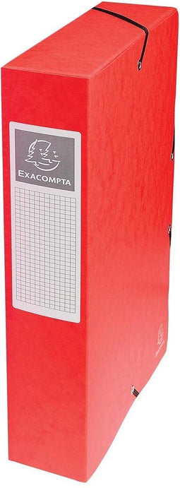 Exacompta elastobox Exabox rood rug van 6 cm