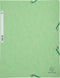 Exacompta elastomap uit karton, ft A4, 3 kleppen, set van 3 stuks in 3 tinten groen (Natuur)