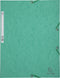 Exacompta elastomap uit karton, ft A4, 3 kleppen, set van 3 stuks in 3 tinten groen (Natuur)