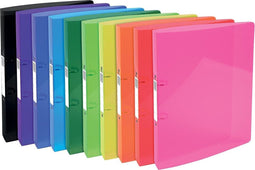 Exacompta Iderama ringmap, voor ft A4, Uit PP met softcover, 2 ringen van 30 mm, geassorteerde kleuren