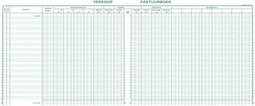 Exacompta register verkoop, ft 27 x 32 cm, Nederlandstalig