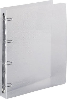 Exacompta ringmap, voor ft A4 maxi, uit PP, 4 ringen van 30 mm, kristal