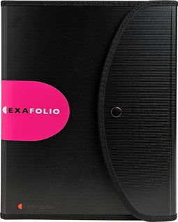 Exacompta sorteermap + schrijfblok - 6 vakken - Zwart