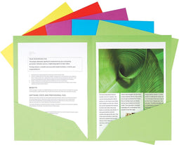 Exacompta Stofklepmap met 2 vakken Nature Future Dubbel A4, 220 g/m², assorti (pak 25 stuks)