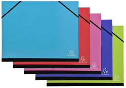 Exacompta - Tekenmap exacompta iderama 26x33cm met elastiek assorti | 5 stuks