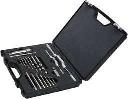 Exact 70531 Schroefdraadsnijderset 18-delig HSS Metrisch M3, M4, M5, M6, M8, M10, M12