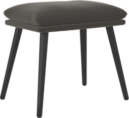 vidaXL - Voetenbank - 45x29,5x35 - cm - fluweel - donkergrijs