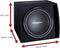 Excalibur Boombox 12'' - Subwoofer - 1000w - Zwart