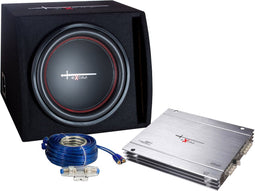 Excalibur X1 Basspack 12'' - Subwoofer - Met Versterker & Kabelset