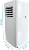 Excellent Electrics Airconditioner met afstandsbediening 1500 W wit