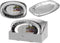 Excellent Houseware Aluminium Serveerschalen 42.5x28.5 cm 2 Stuks
