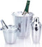Excellent Houseware Bar set RVS 4 delig: wijnkoeler, shaker, ijsemmer en tang - OP = OP