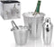 Excellent Houseware Bar set RVS 4 delig: wijnkoeler, shaker, ijsemmer en tang - OP = OP
