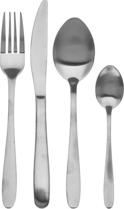 Excellent Houseware Bestekset Tableware Collection - 16-delig - zilver - RVS - 4 personen