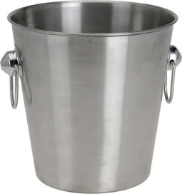 Excellent Houseware Champagnekoeler/ijsemmer - 3L - zilver - RVS - D20 cm