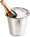 Excellent Houseware Champagnekoeler/ijsemmer - 3L - zilver - RVS - D20 cm