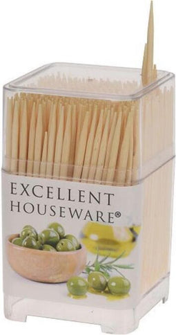 Excellent Houseware Houseware Cocktailprikkers 450 stuks in vierkante koker