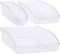 Excellent Houseware Koelkast/keuken organizer bakken set 3x stuks - transparant - kunststof - groente lades