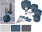 Excellent Houseware Maatschepjes/maatlepeltjes set - 2x stuks - blauw