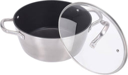 Excellent Houseware Pan 24 cm + Glazen Deksel