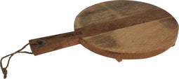 Excellent Houseware Snijplank serveerplateau mangohout Ø28cm