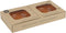 Excellent Houseware - Tapas schaaltjes 2x stuks terracotta 16 x 4 cm en 450 ml