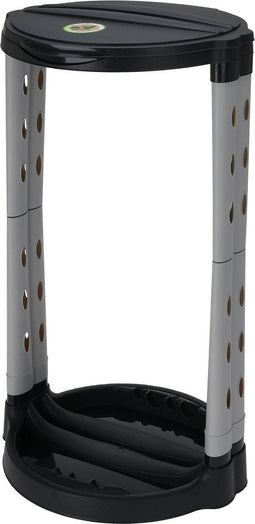 Excellent Houseware Vuilniszakhouder - zwart - 74 cm - prullenbak - Vuilnisbak