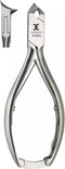 Excellent-Solingen Nageltang / Kopknipper 14 cm met Korte en Gebogen Snijkant - Roestvrijstaal