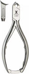 Excellent-Solingen Nageltang / Kopknipper 14 cm met Spitse Kop en Gebogen Snijkant - Roestvrijstaal