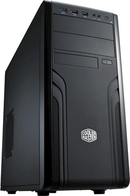 Cooler Master Force 500 - Midi Tower - 2 x USB 2.0 1 x USB 3.0 - Zwart