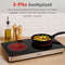 alpina MEMIHO11440/0021 - Inductie Kookplaat - 2 Pits - 3500W - Zwart