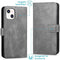 iMoshion Hoesje Geschikt voor iPhone 13 Mini Hoesje - iMoshion Luxe Bookcase - Grijs