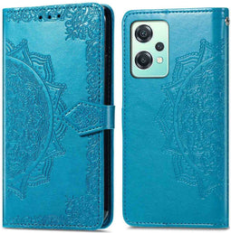 iMoshion Hoesje Geschikt voor OnePlus Nord CE 2 Lite 5G Hoesje Met Pasjeshouder - iMoshion Mandala Bookcase - Turquoise