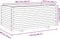 vidaXL - Plantenbak - 110x60x49,5 - cm - massief - grenenhout - wasbruin