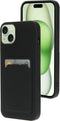Mobiparts iPhone 15 Plus - TPU Case met Kaarthouder - Shockproof - Zwart