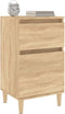 vidaXL - Nachtkastje - 40x35x70 - cm - sonoma - eikenkleurig